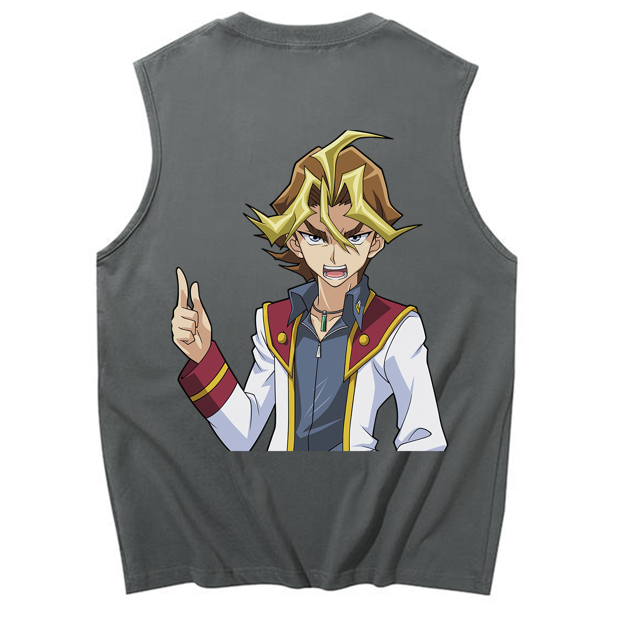 （画像用） 遊☆戯☆王 Yu-Gi-Oh! コットン100％タンクトップ（背面プリント）